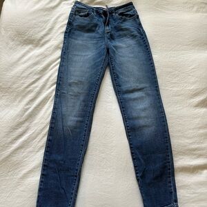 Fashion Nova Blue Straight Leg Jeans (Size 1)